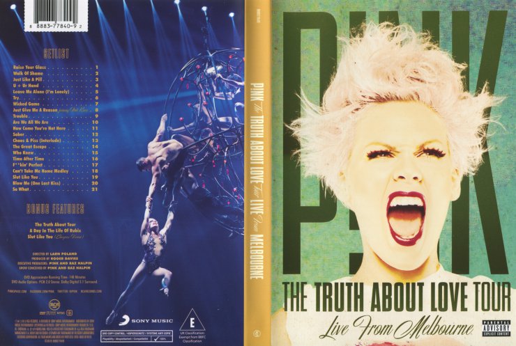 Pink - The Truth About Love Tour - Live From Melbourne -DVD9 - cover.png