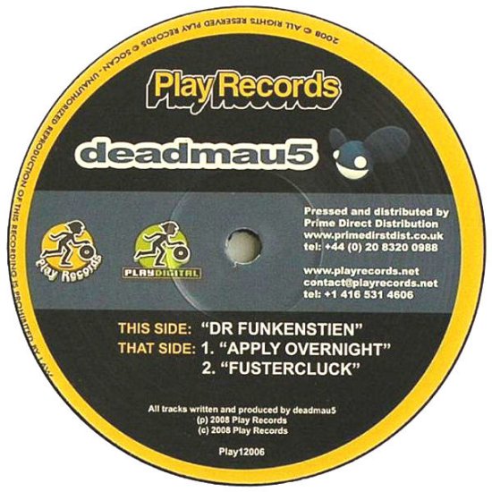 2008 Deadmau5 - Dr. Funkenstien PLAY12006 Repack Vinyl - Cover Side A.jpeg