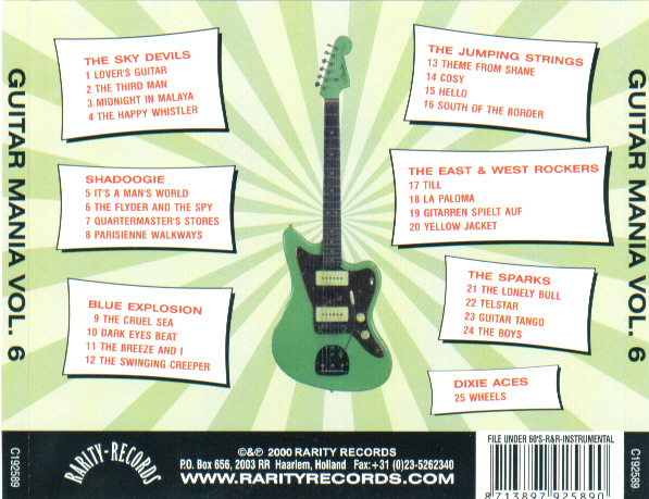 Guitar Mania, Vol.6 2000 - Guitar Mania, Vol.6 2000 - Back.jpg