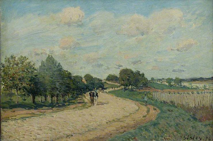 Sisley Alfred 1839 - 1899 - The Road to Mantes, 1874.jpg