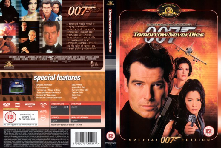 James Bond - 007 Complete ... - James Bond G 007-18 Jutro nie umiera nigdy - Tomorrow Never Dies 1997.12.09 DVD ENG.jpg