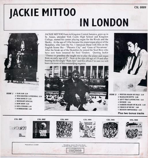 Jackie Mittoo - In London 1967, Studio One - Back.jpg