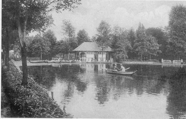 Beuthen - Staw gondolowy w parku 1915.jpg
