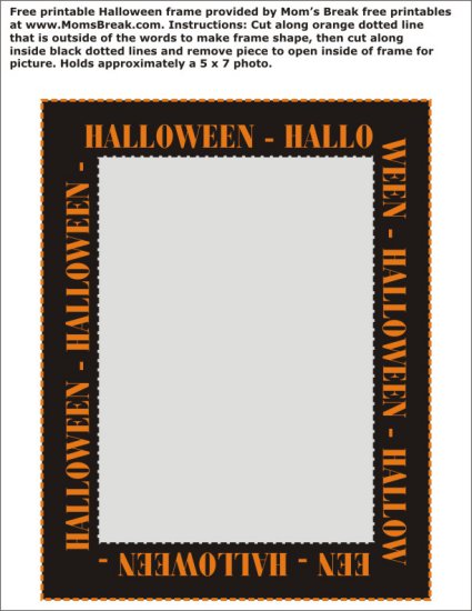 RÓŻNE - Halloween Text Frame.jpg