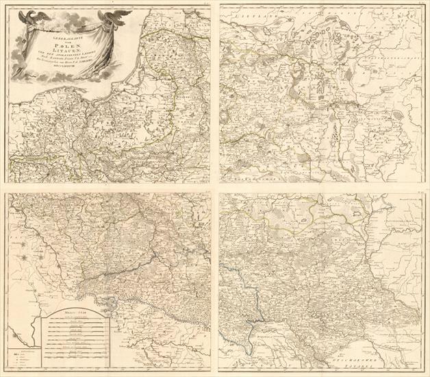 Stare mapy - Old Maps - 3 - Generalkarte von Polen, Liatuen   1788 4M.jpg