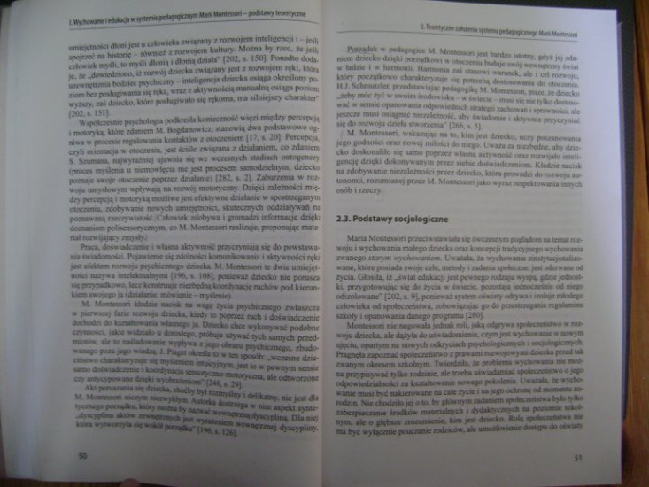 Pedagogika- książki m.in. M. Montessorii, J. Anrychowskiej- Biegacz, M. Bogdanowicz - DSC00126.JPG