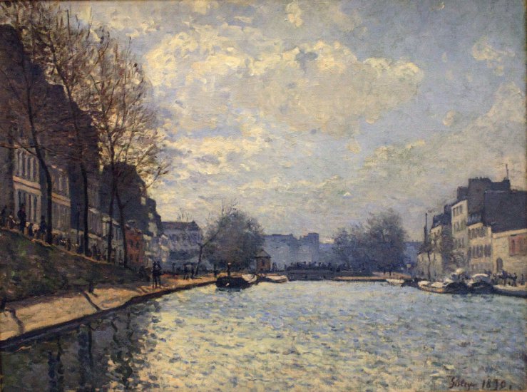 Sisley Alfred 1839 - 1899 - View of the Canal St. Martin, 1870.jpg