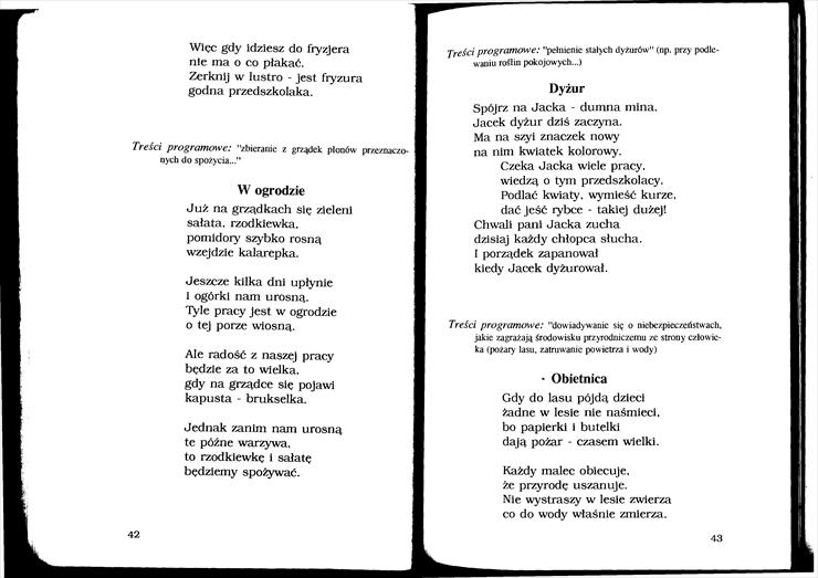 wierszyki na rózne okazje proste, fajne - Pięciolatki 42-43.tif