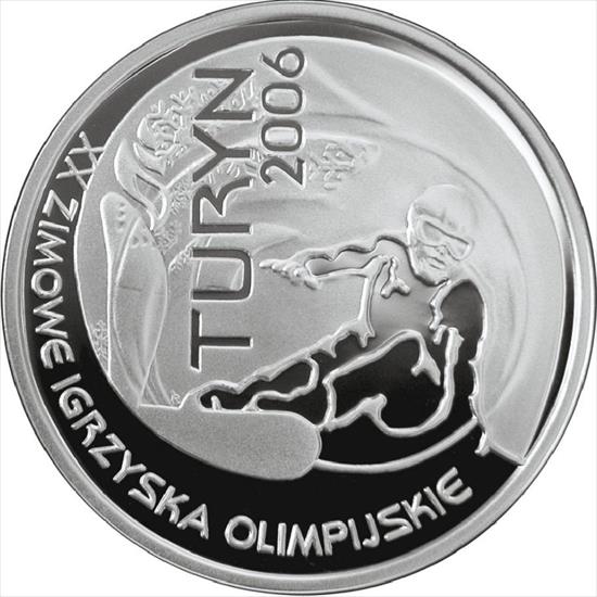Monety Okolicznościowe 10 i 20 zł Srebrne Ag - 2006 - XX Zimowe Igrzyska Olimpijskie Turyn 2006.JPG