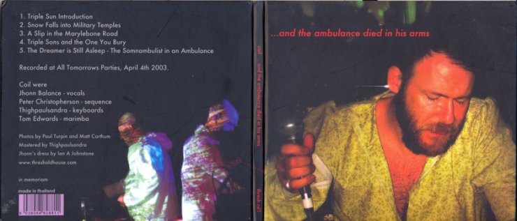 Coil - ...and the Ambulance Died In His Arms - frontback.jpg