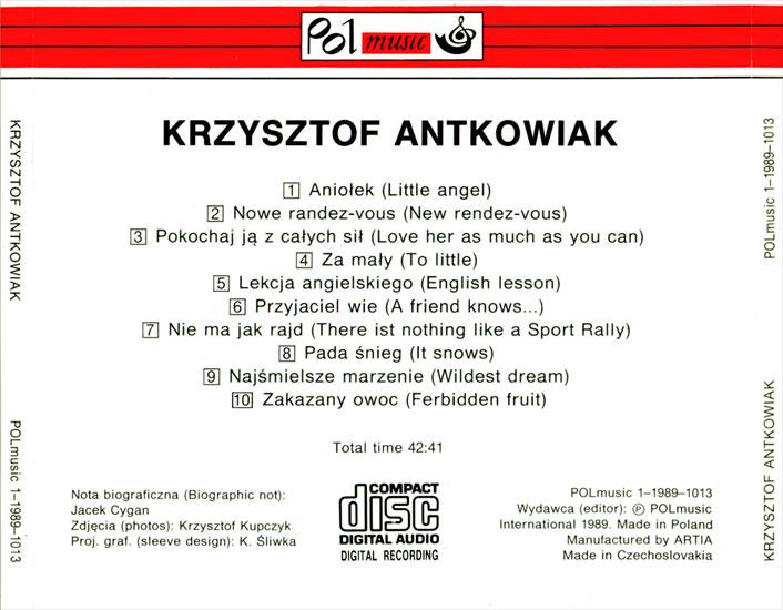 1989 - Krzysztof Antkowiak - 1989 - Krzysztof Antkowiak - tył.jpg