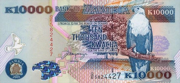 Pieniądze świata - Zambia - kwacha.jpg