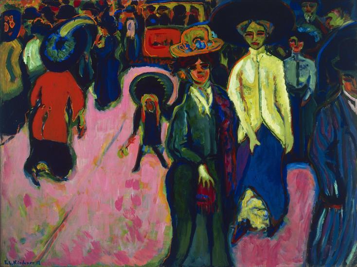 Galeria - Malarstwo - Ernst Ludwig Kirchner - Street, Dresden.jpg