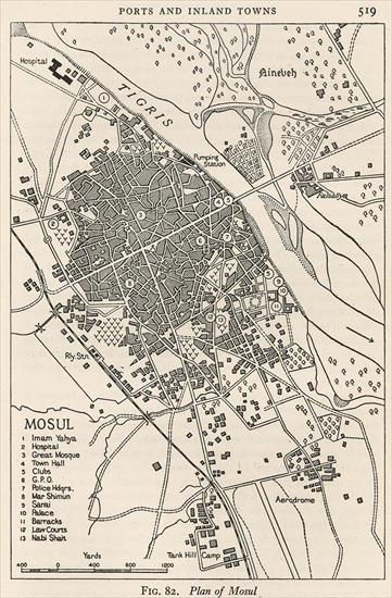 Stare mapy z różnych cześci świata - XIX i XX wiek - mosul 1944.jpg