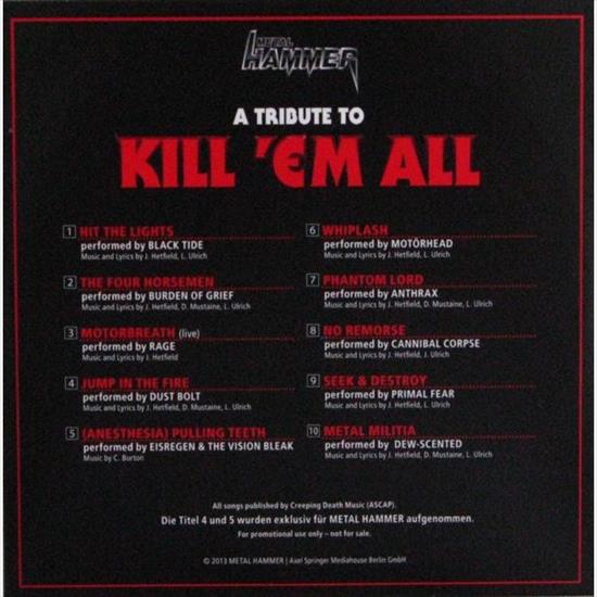 VA - A Tribute To KILL EM ALL 2013 Flac - B.jpg