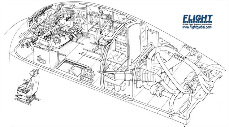 Lotnictwo rysunki - Armstrong Whitworth Argosy Cockpit.jpg