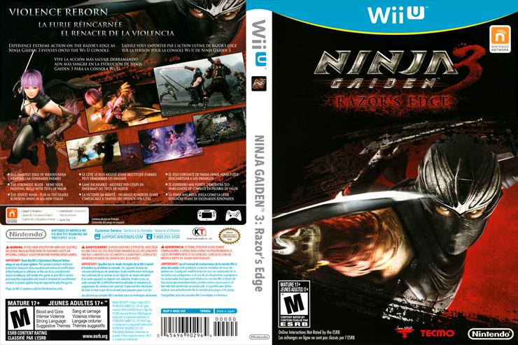 Cover Nintendo Wii U - Ninja Gaiden 3 Razors Edge Nintendo Wii U - Cover.jpg
