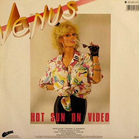 Hot Sun On Video 1985 - Venus - Hot Sun On Video Bac.jpeg