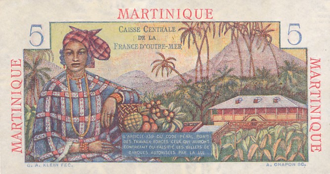  Martinique - MartiniqueP27-5Francs-1947-49_b.jpg