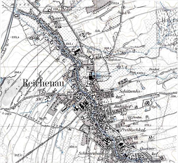 mapy miast Polska_Niemcy_Kresy - Bogatynia_Reichenau_ok1935r.jpg