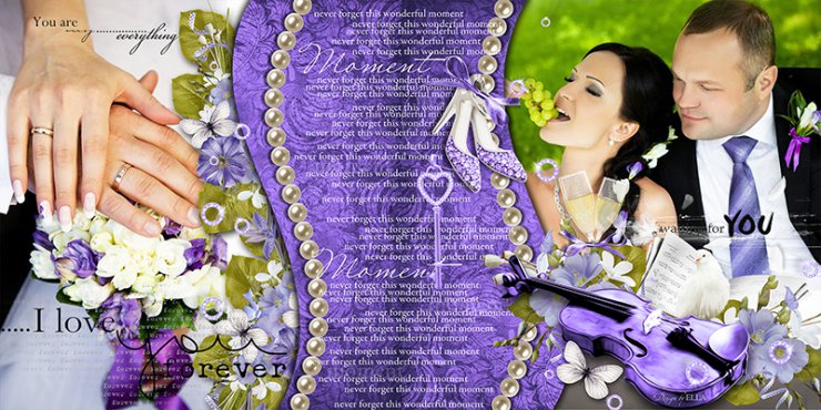 Wedding Photobook - purple wedding author ELLA - cover.jpg